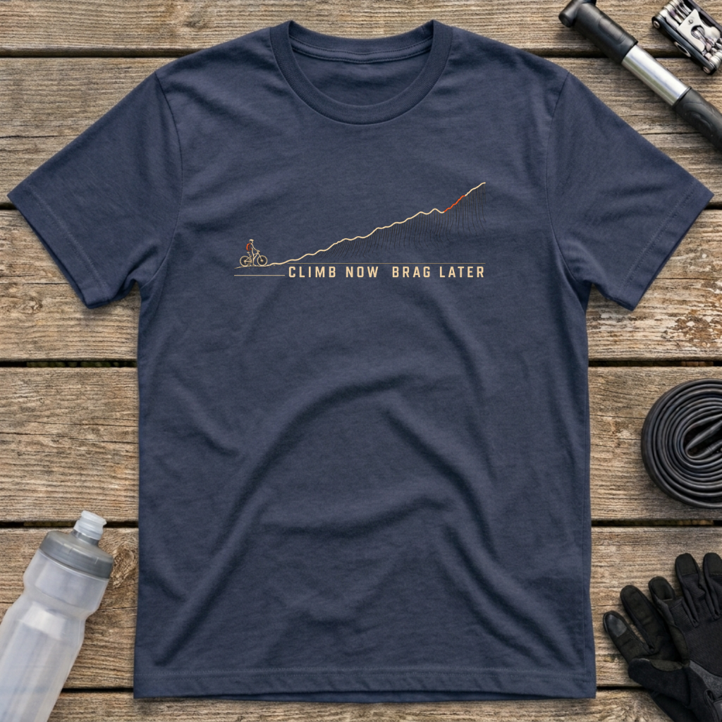 Climb Now Brag Later T-Shirt